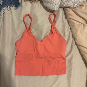 raspberry cream lulu align tank